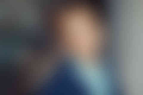 Close up portrait of a boy in studio