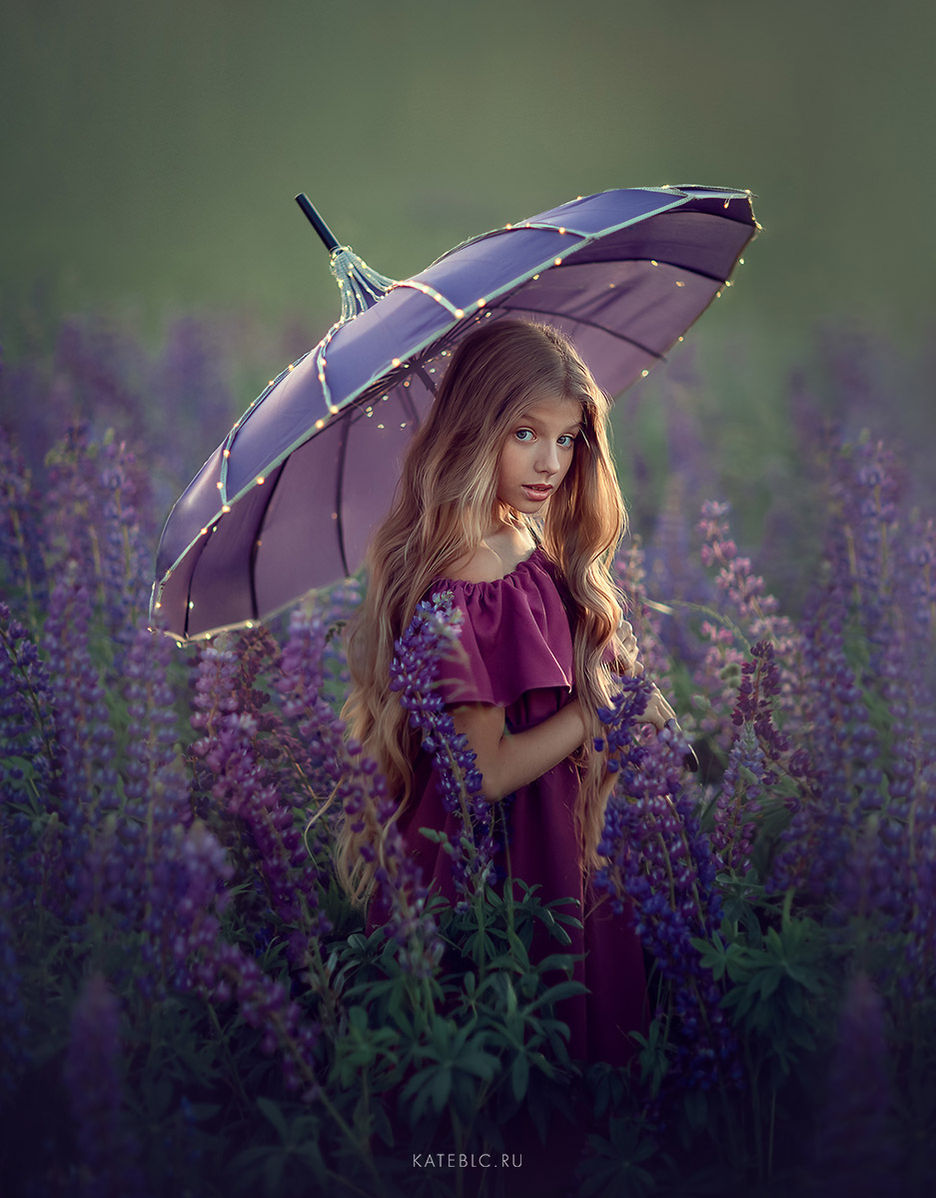 Woman portrait in nature