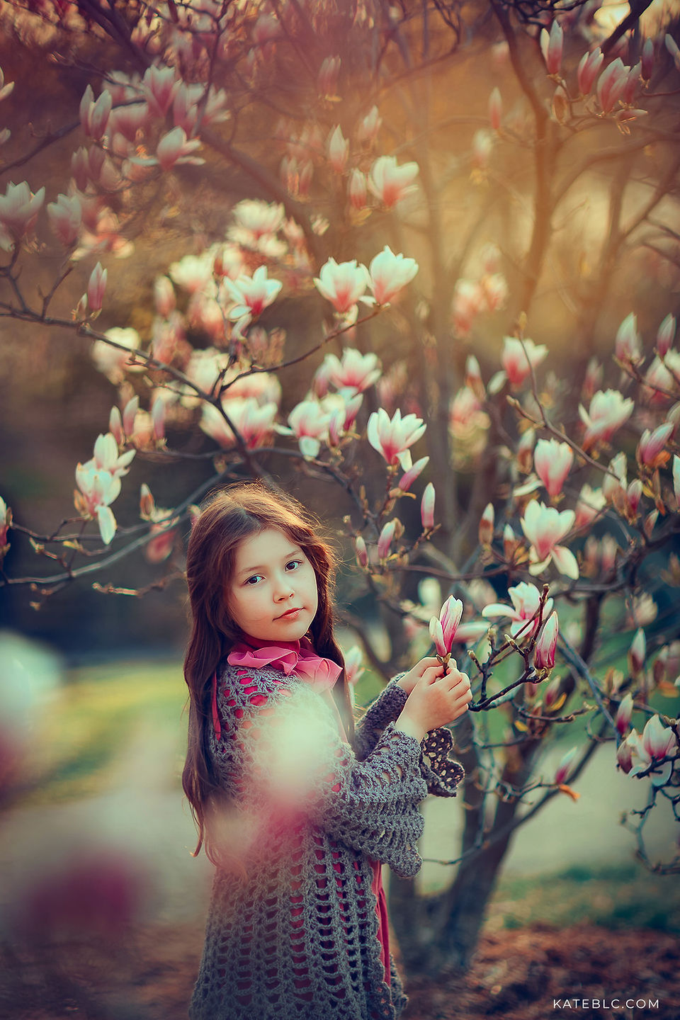 photoshoot for a girl in a park