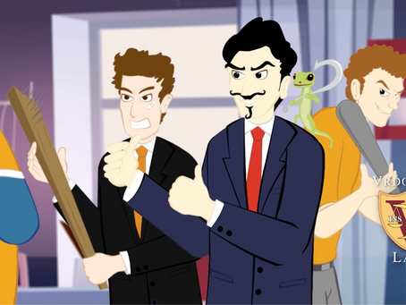 Cartoon of Insurance Company Representatives Getting Tough With a Customer.