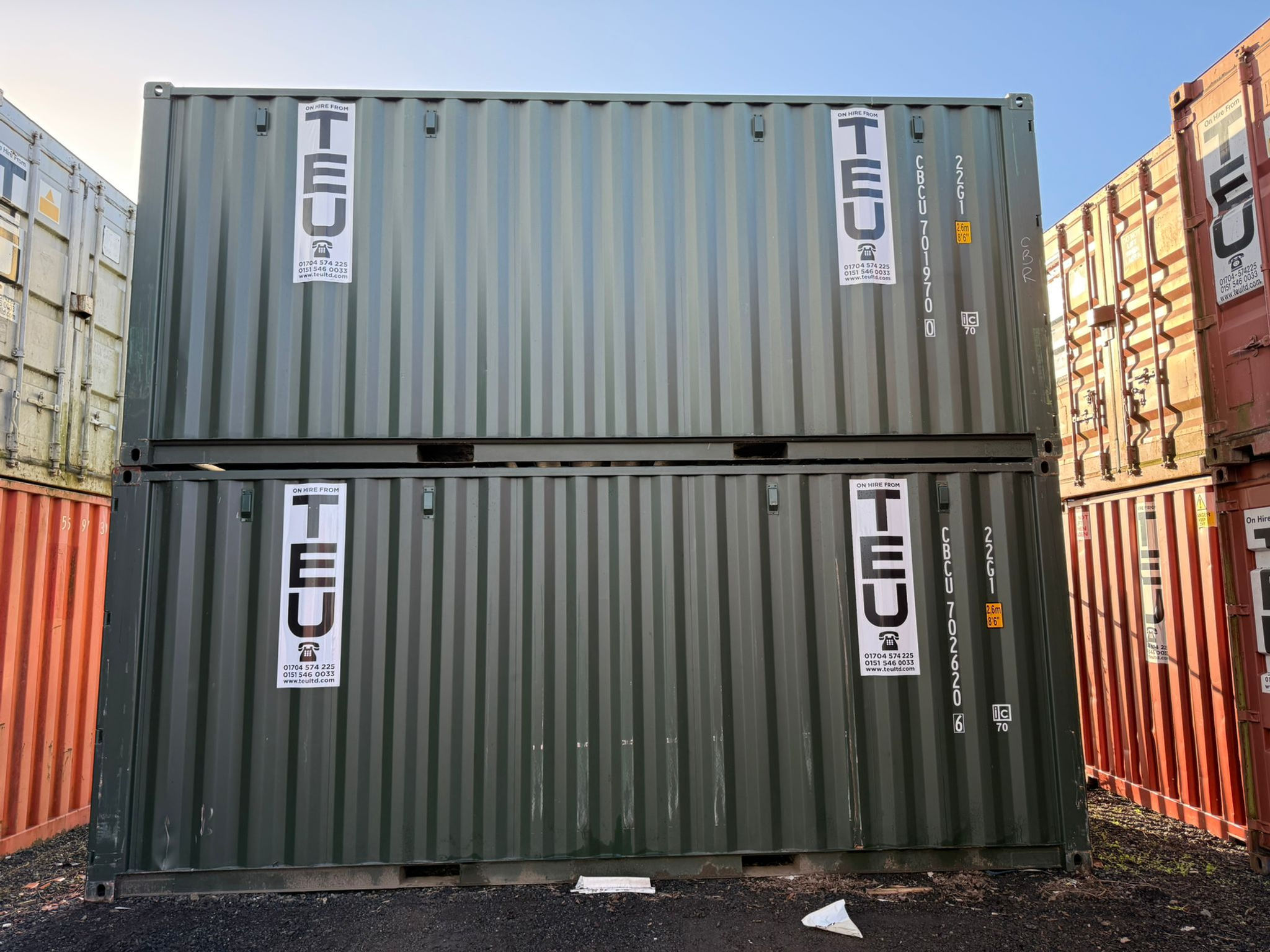 New - 20ft Shipping Container for Sale & Hire