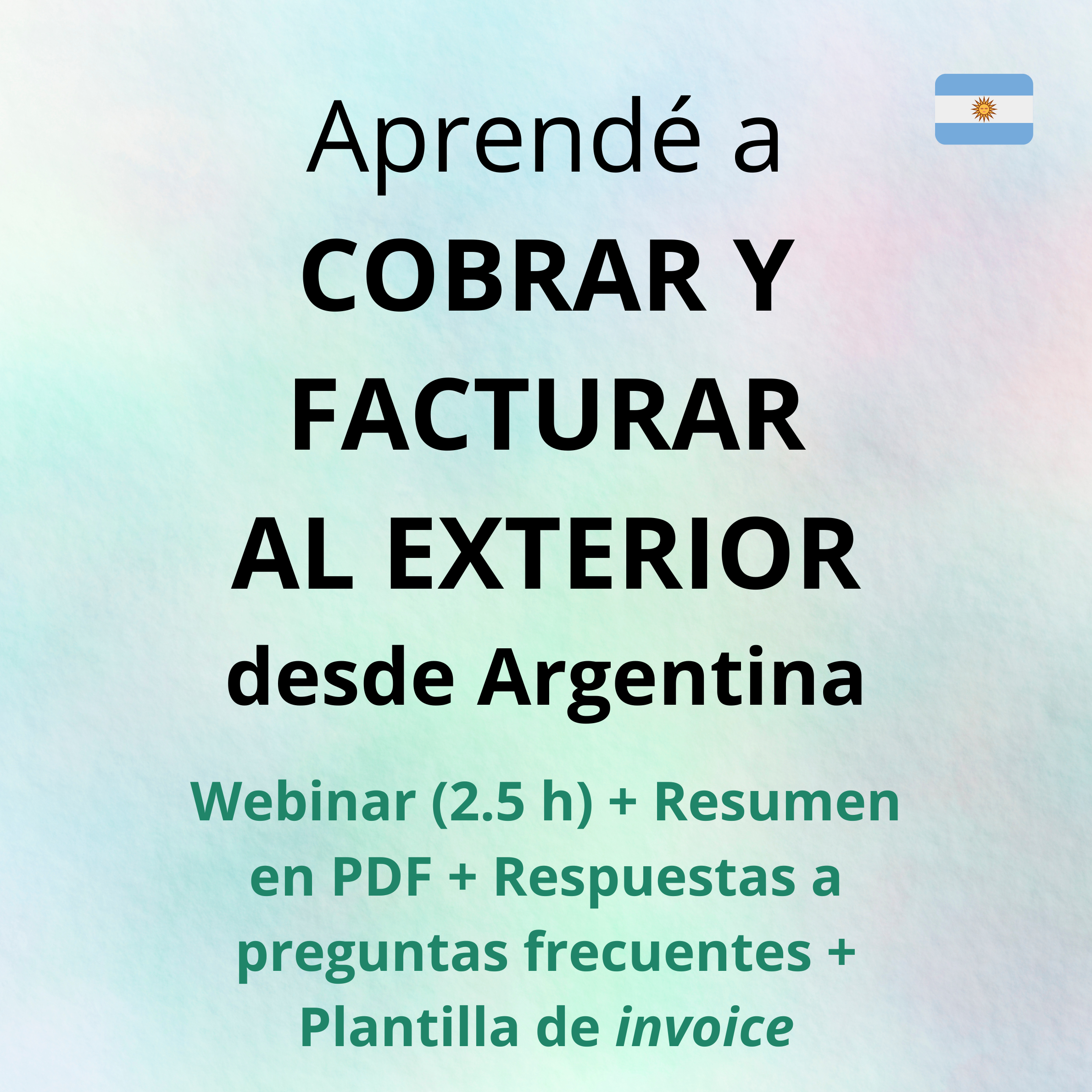 Cobros y facturación al exterior