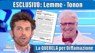 Alberico Lemme: 'Mantiene la promessa e querela Tonon'