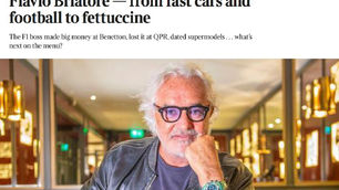 Intervista di FLavio Briatore sul THE TIMES