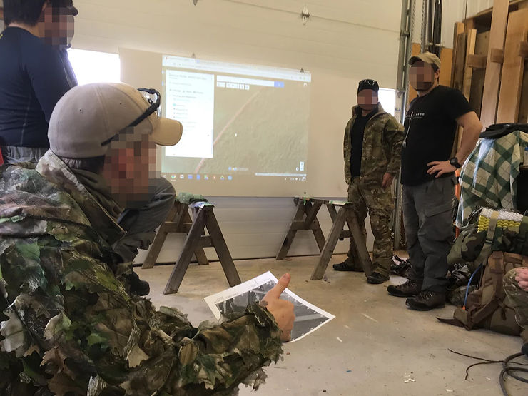 Blackline Simulations airsoft milsim Ontario Canada planning session maps