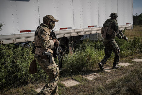 Establishing 360 Security Blackline Simulations Airsoft Military Simulation Milsim Canada Canadian Guns Multicam