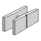 8 x 8 x 16
Double Open End Bond Beam Single Square Score 1 side (Special Order)