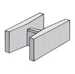 12 x 8 x 16
Double Open End
Bond Beam