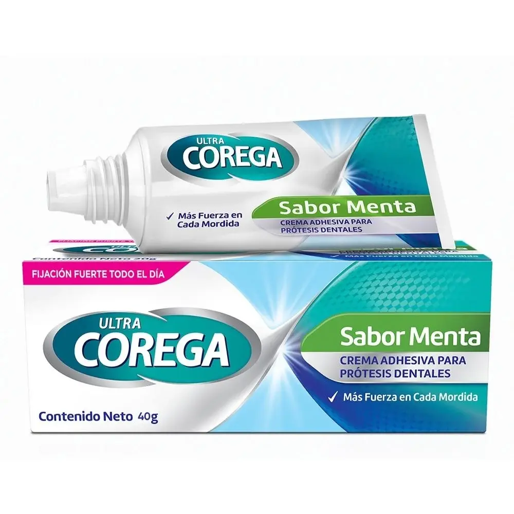 Crema Adhesiva Protesis Sabor Menta Tubo X 40 Gr