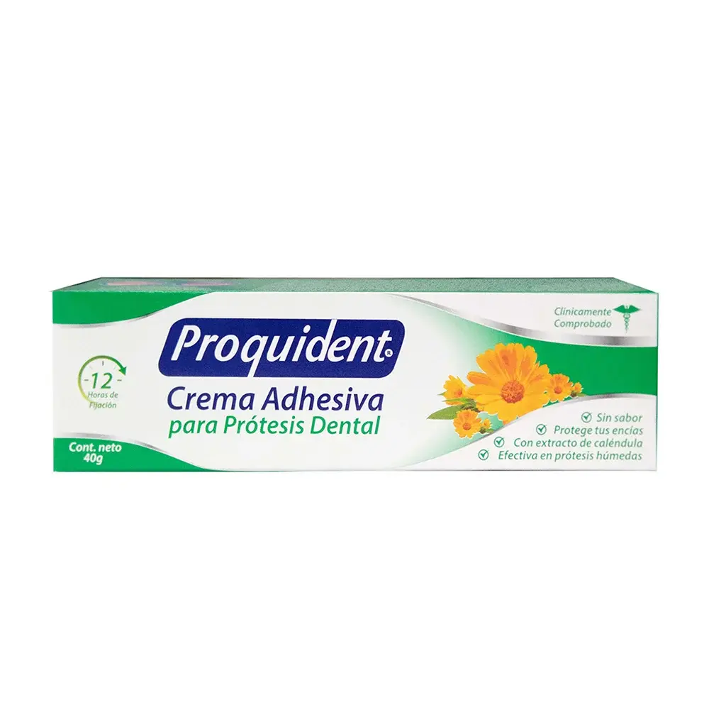 Crema Adhesiva Prot Dental Protesis Dental Tubo X 40Gr Proquident