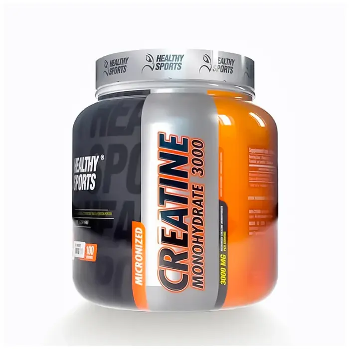 Creatina monohidratada en polvo 3000mg 100serv Healthy Sports