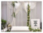 godh bharai decor. white wedding decor