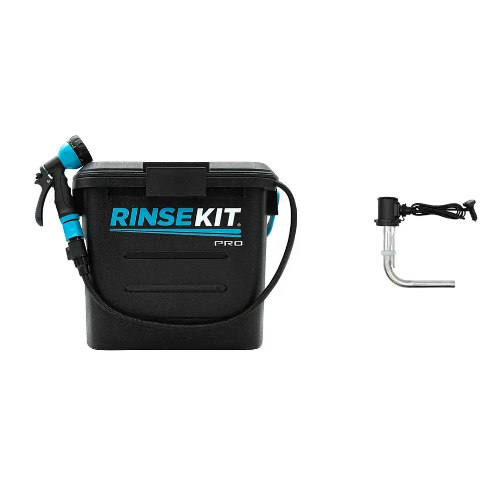 Miniature : Douche portable autonome (avec batterie) - Rinsekit Pro Pack