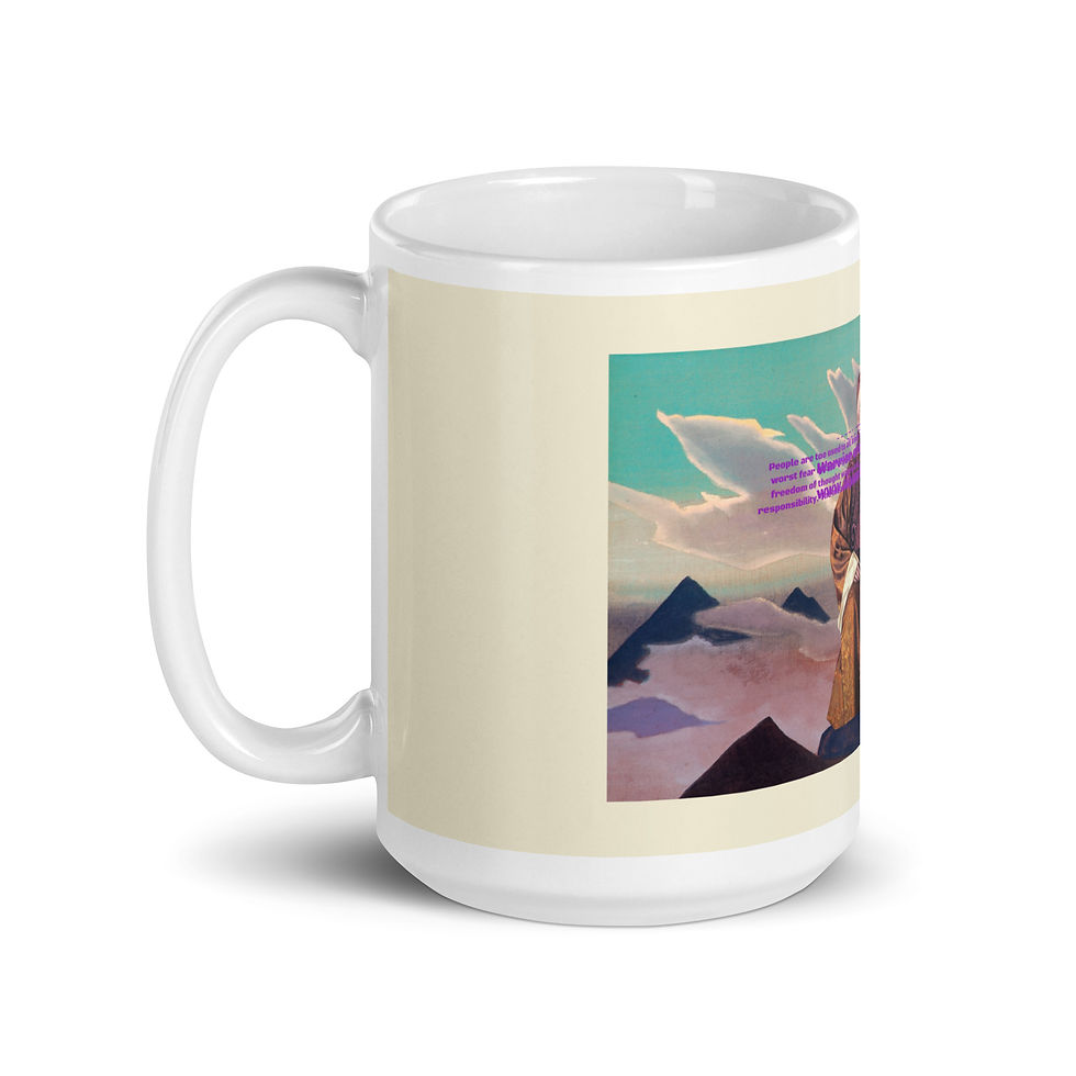 Thumbnail: Warrior of Light (N.K. Roerich) glossy mug