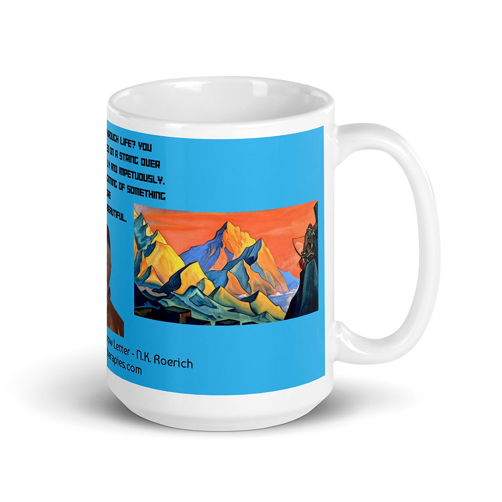 Thumbnail: Message from Shambala: Arrow Letter (N.K. Roerich) glossy mug