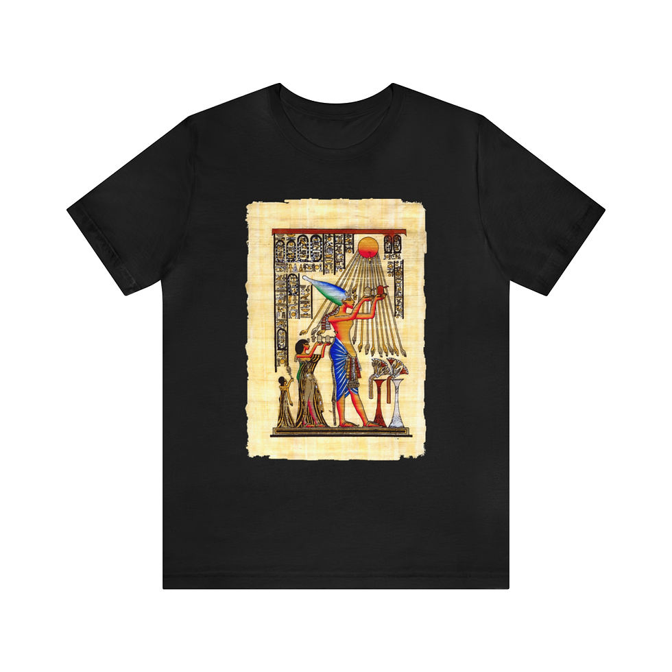 Thumbnail: Akhenaten & Nefertiti (Unisex Jersey Short Sleeve Tee)