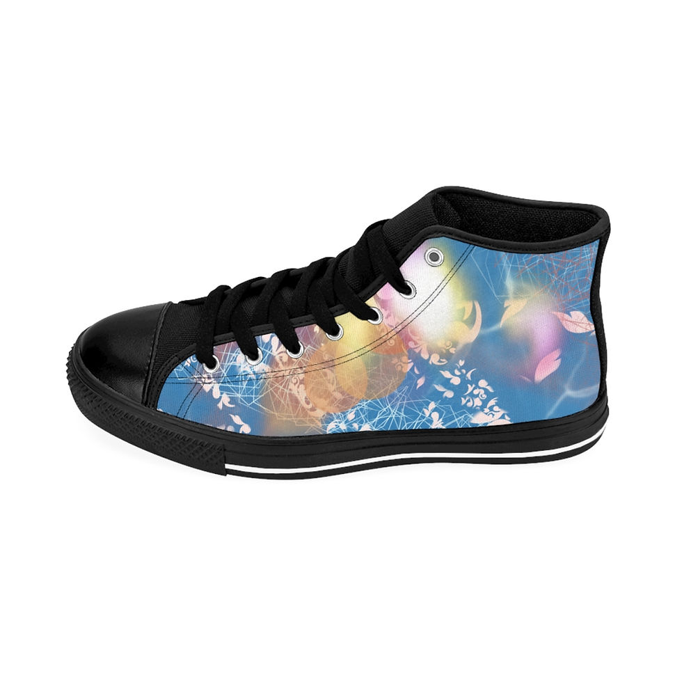 Thumbnail: Pinkish Bloom Women's Classic Sneakers
