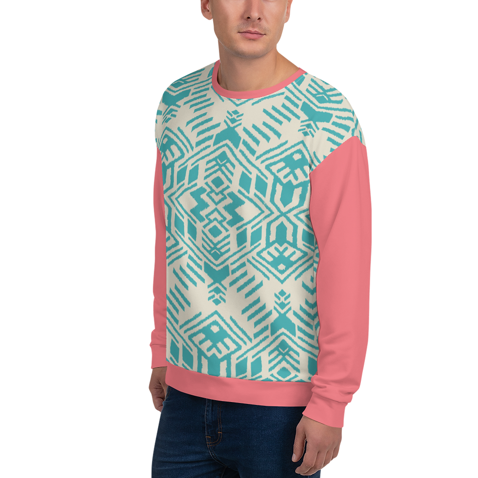 Thumbnail: Blue Pink Unisex Sweatshirt