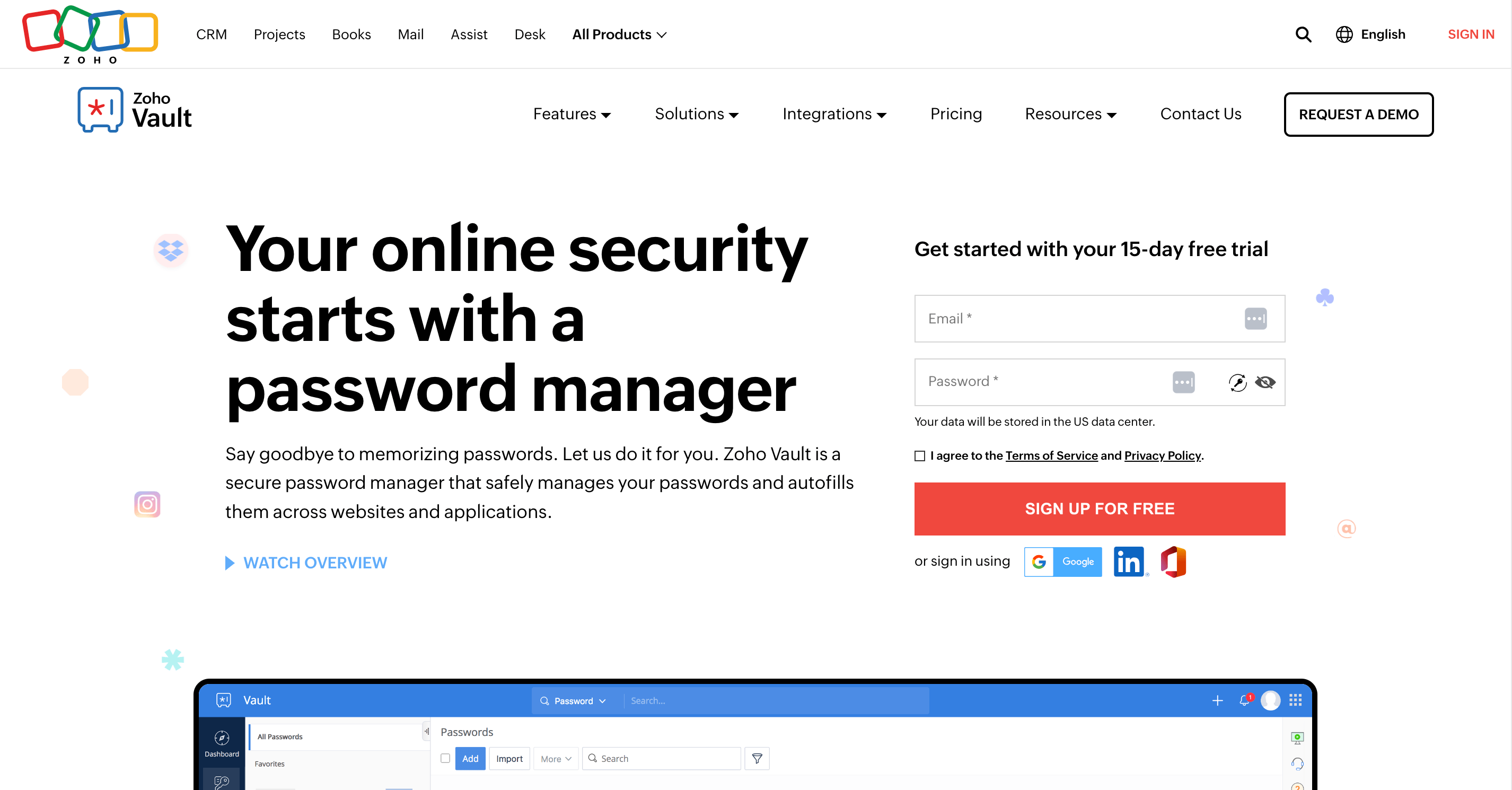 Zoho Vault review