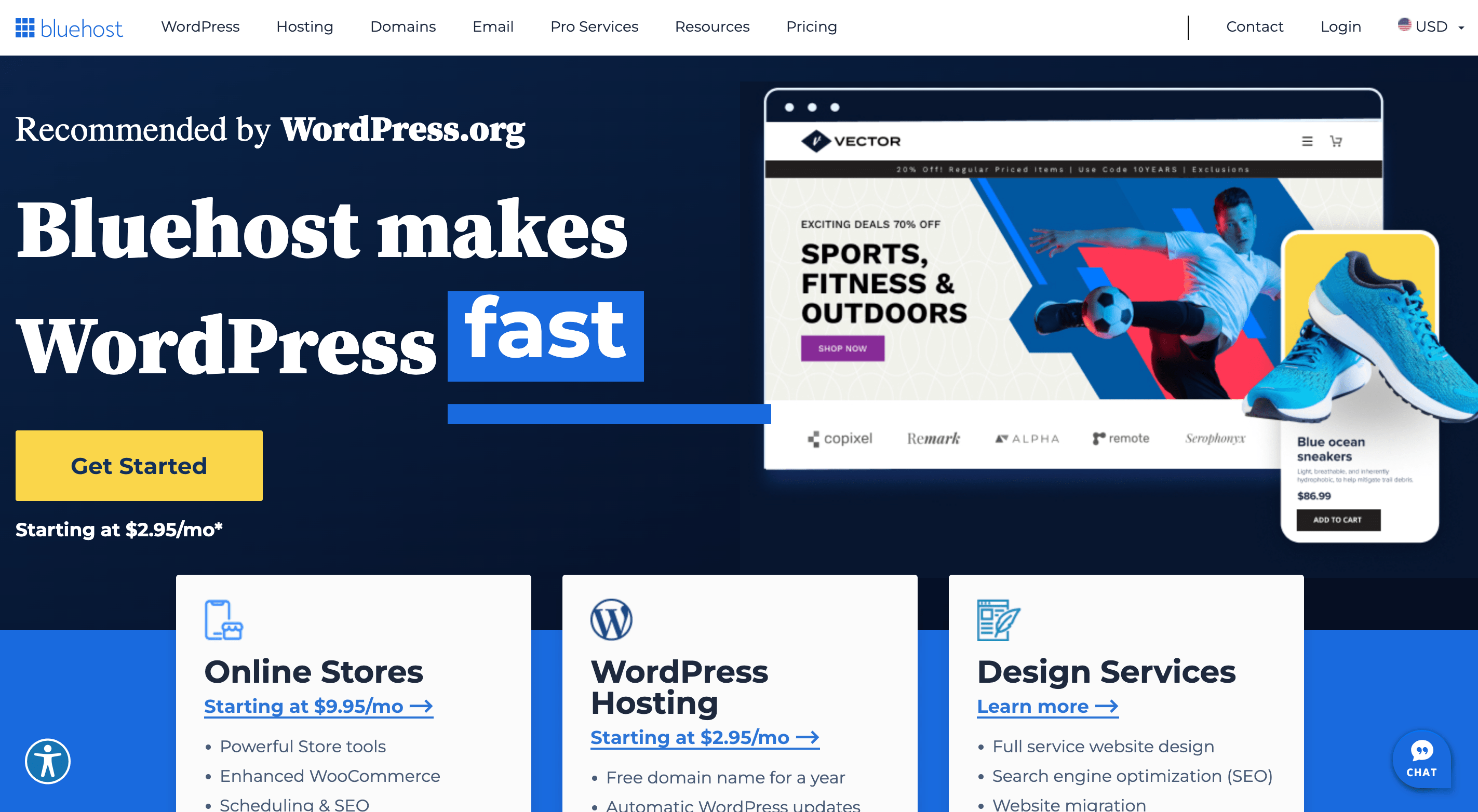 Bluehost review