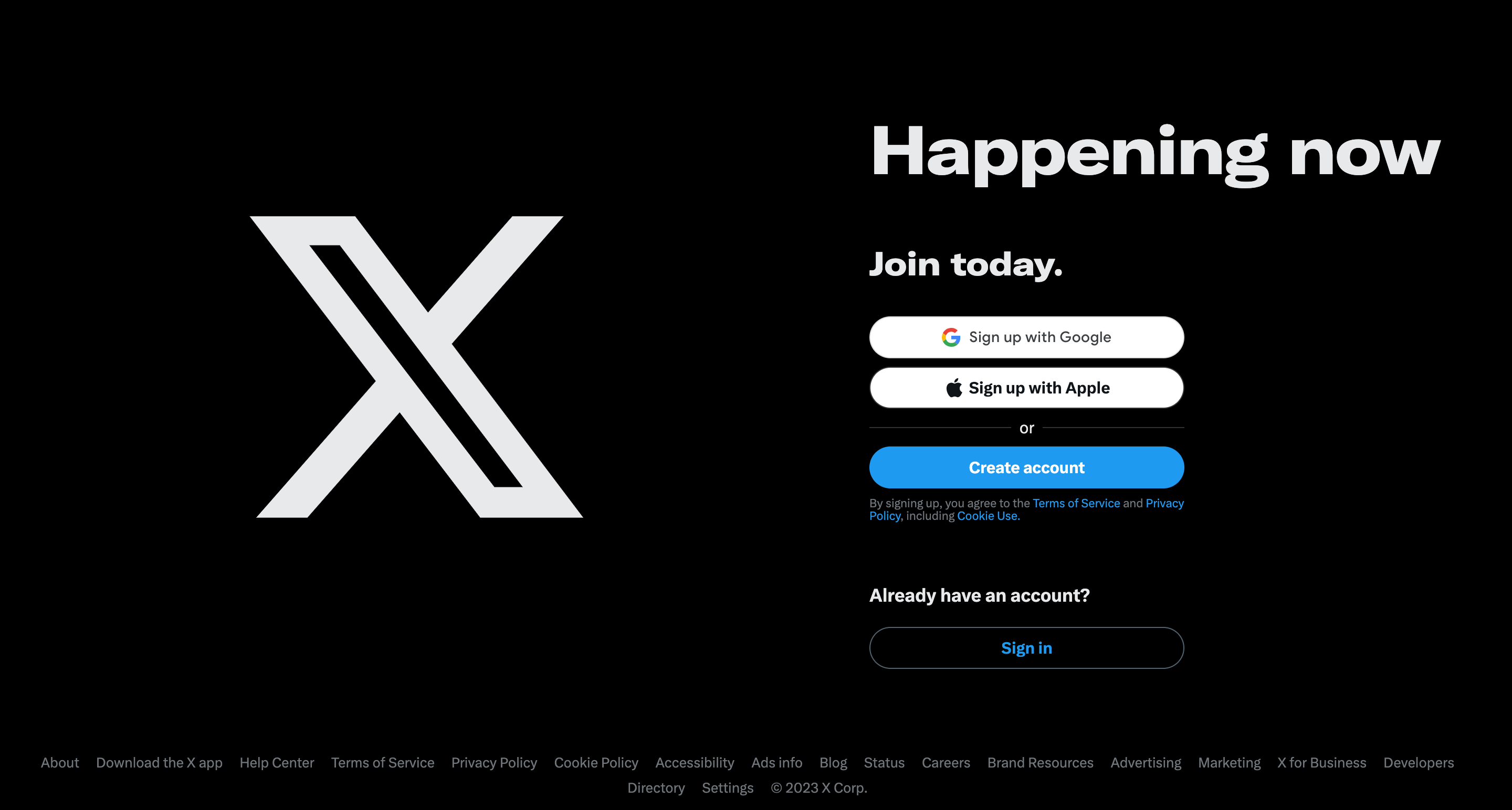 X review