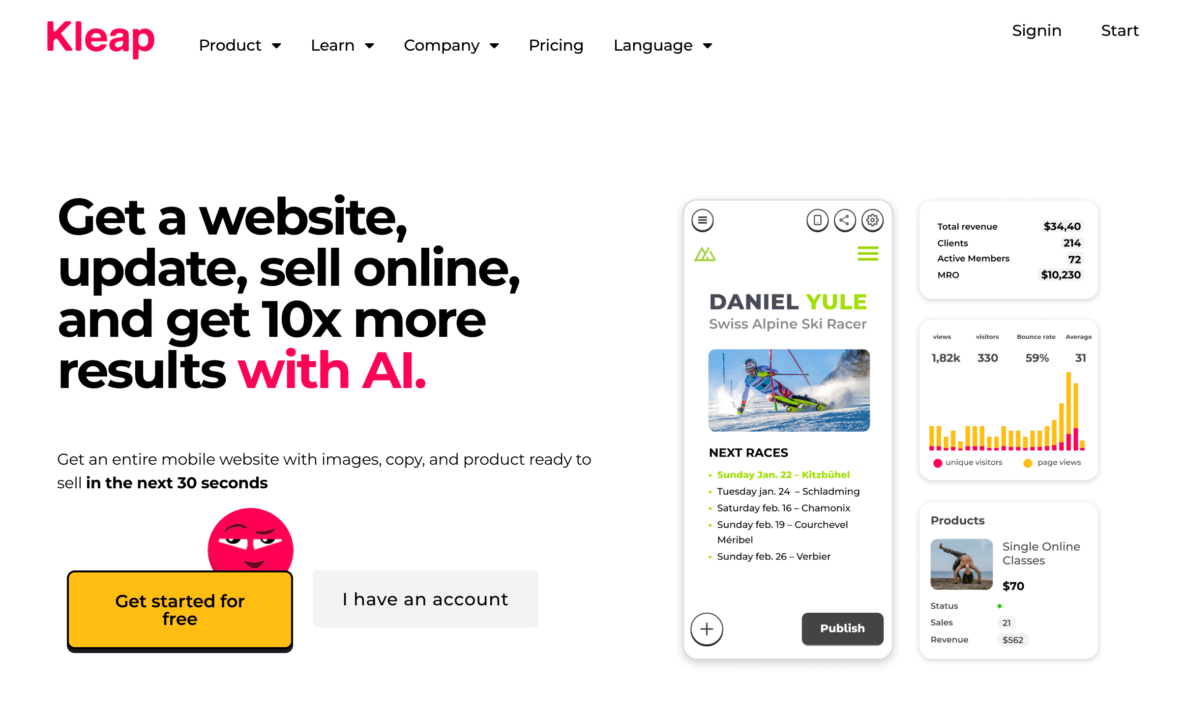 Kleap review