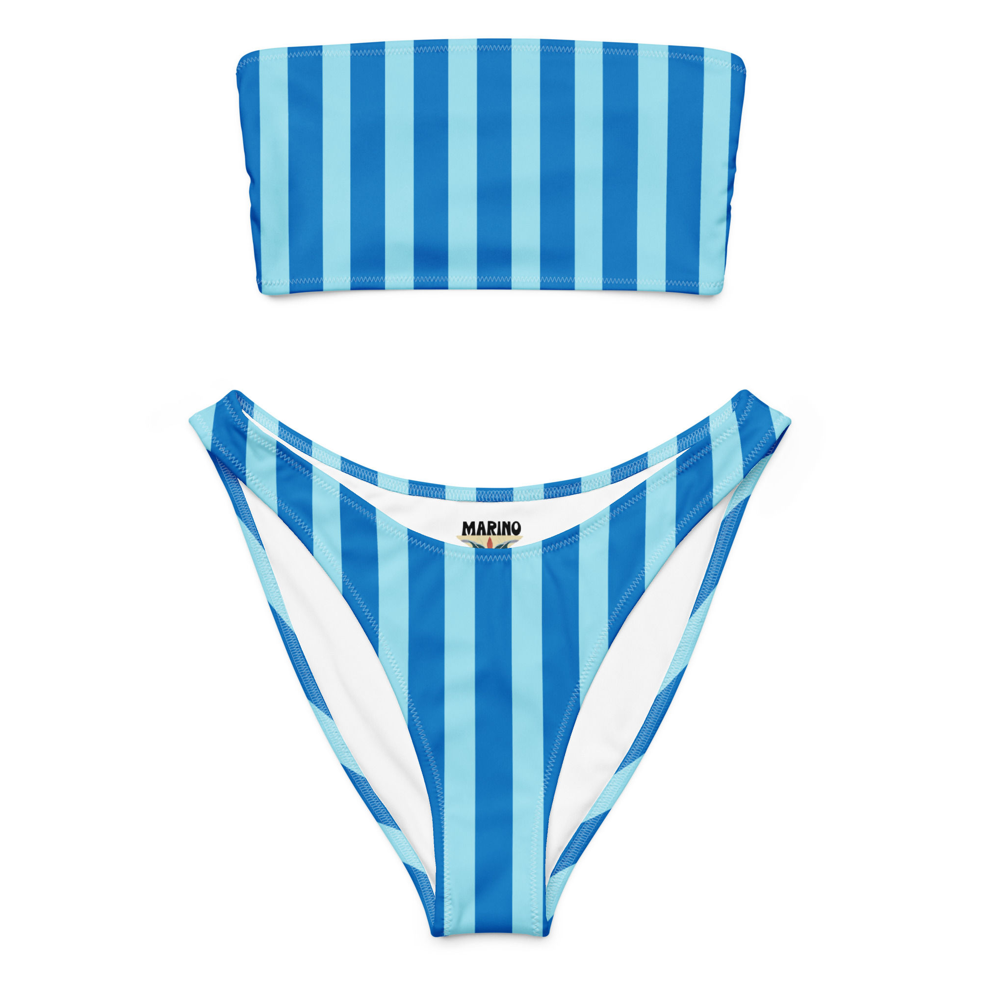Marino Lined Recycled Bandeau Bikini