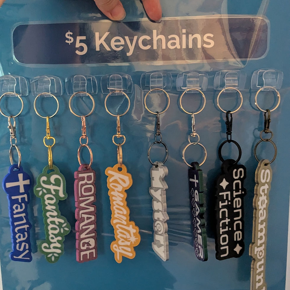 Bookish Keychains