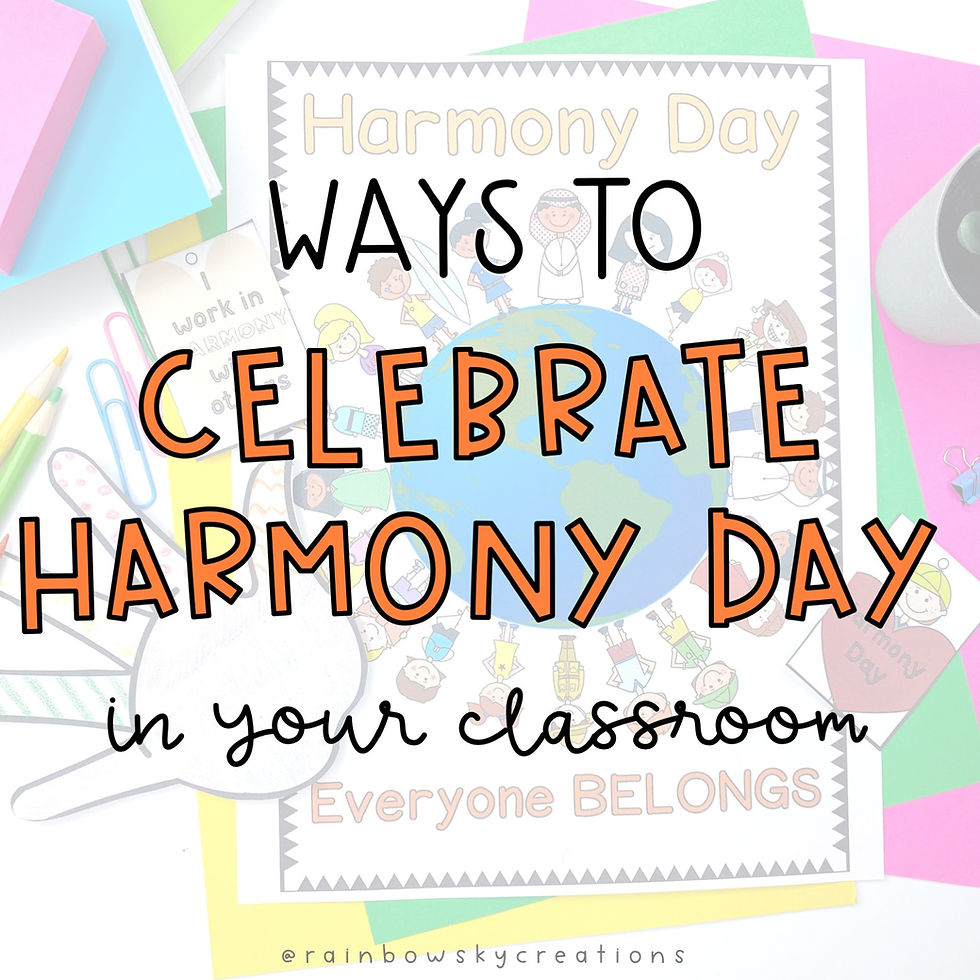 Different ideas to help celebrate Harmony Day with kids