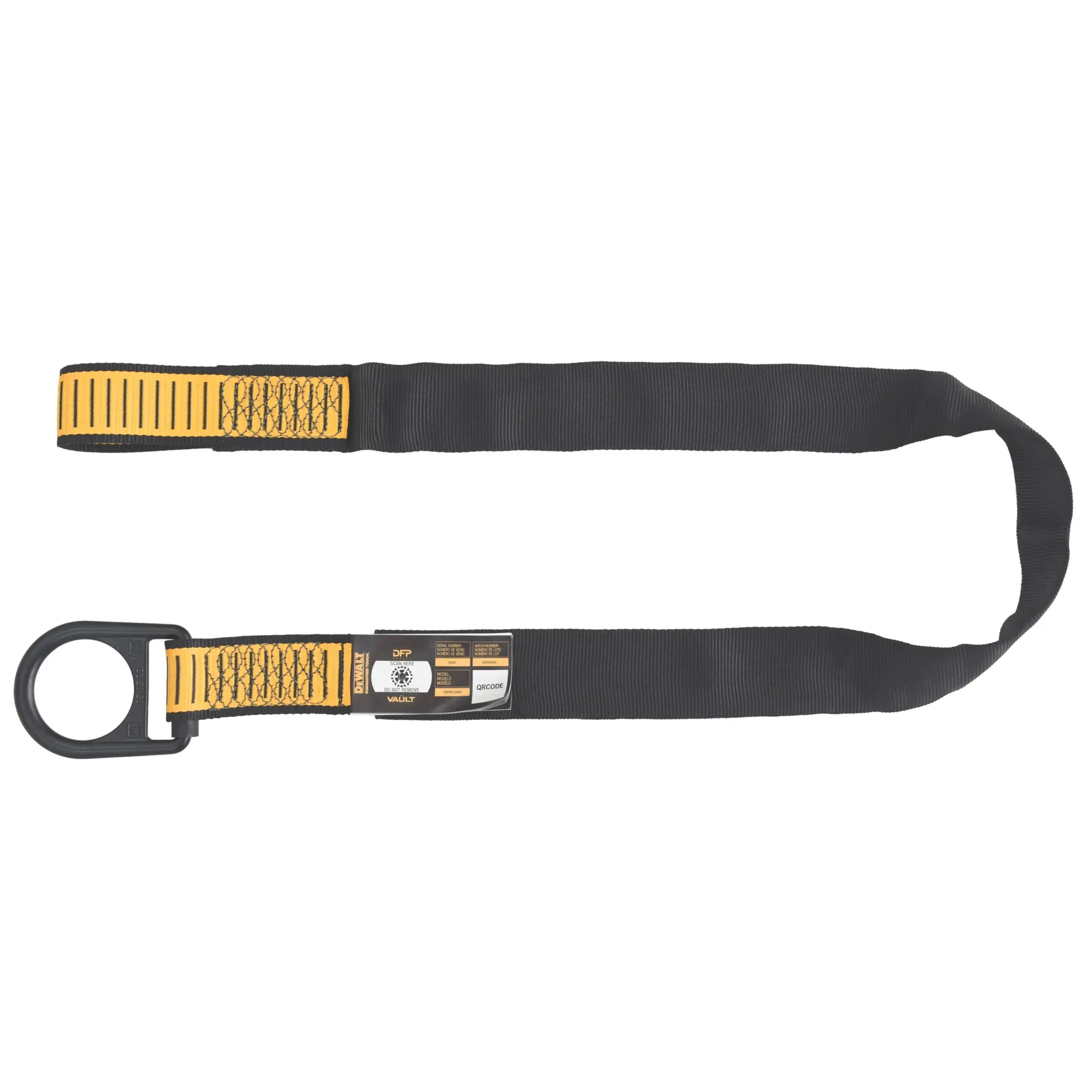 DEWALT Concrete Anchor Strap, D-Ring One End And Web Loop Other End 4 ft.(1.2 m)