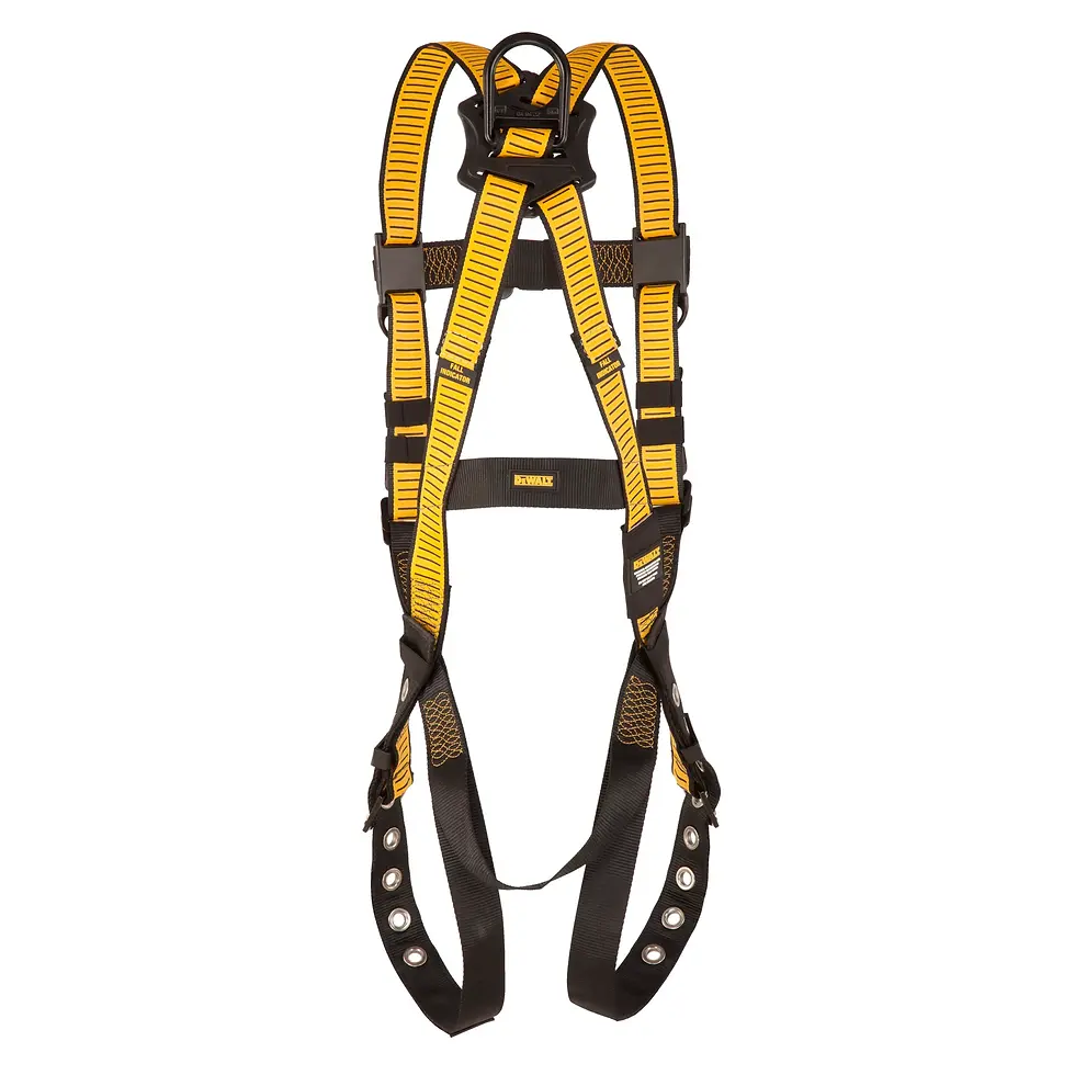 Thumbnail: DEWALT D1000 (S-M) Harness, 5 Point Adjustment with Tongue Buckle Legs