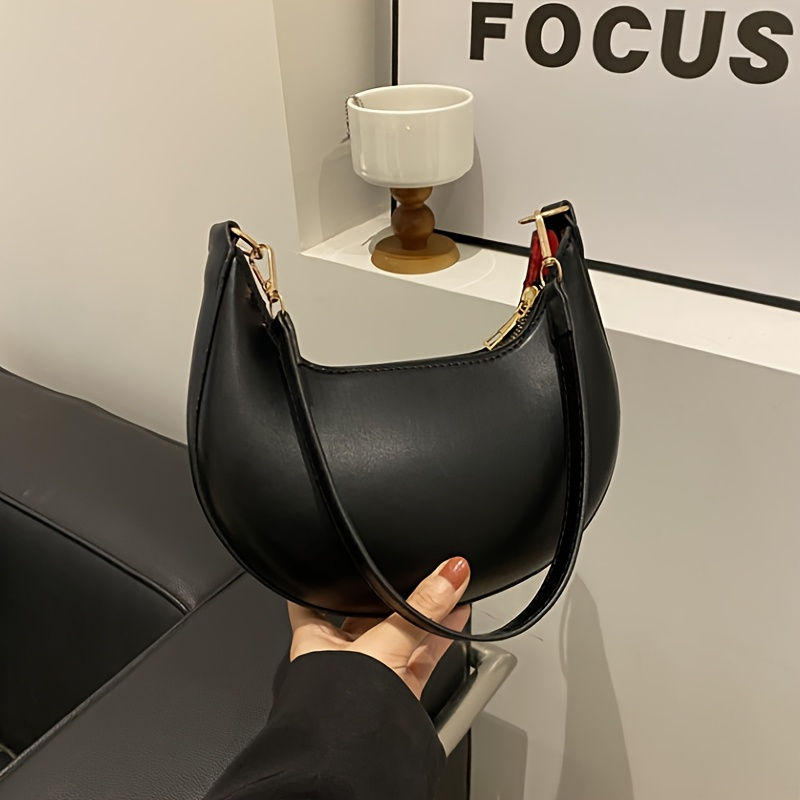 Miniatura: New Fashionable High-end Moon-shaped Baseball Bag, Showing Luxury, Women's Singl