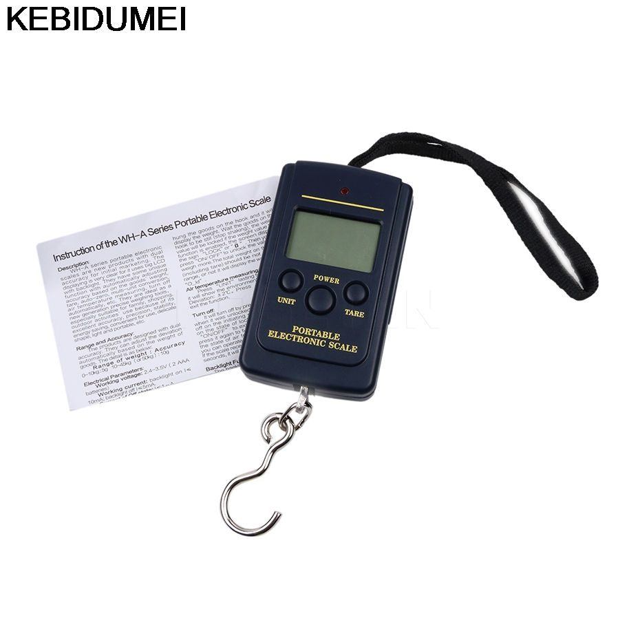 Miniatura: Multifuncional Mini Peso Gancho Escala, Pendurado Eletrônico, Pesca, Bagagem, Ba