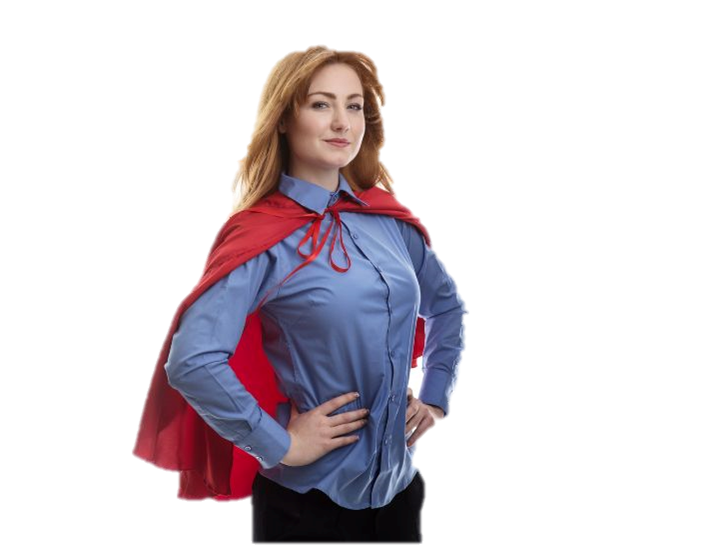 super woman goal driven office manager