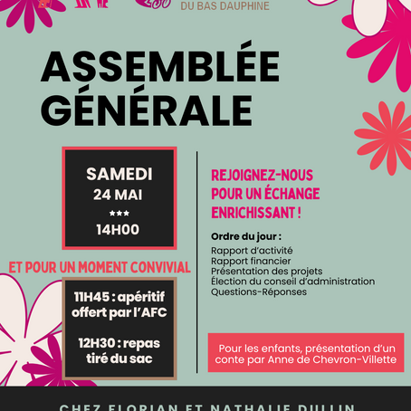 Assemblée Générale de l'AFC du Bas Dauphiné le 24 mai 2025