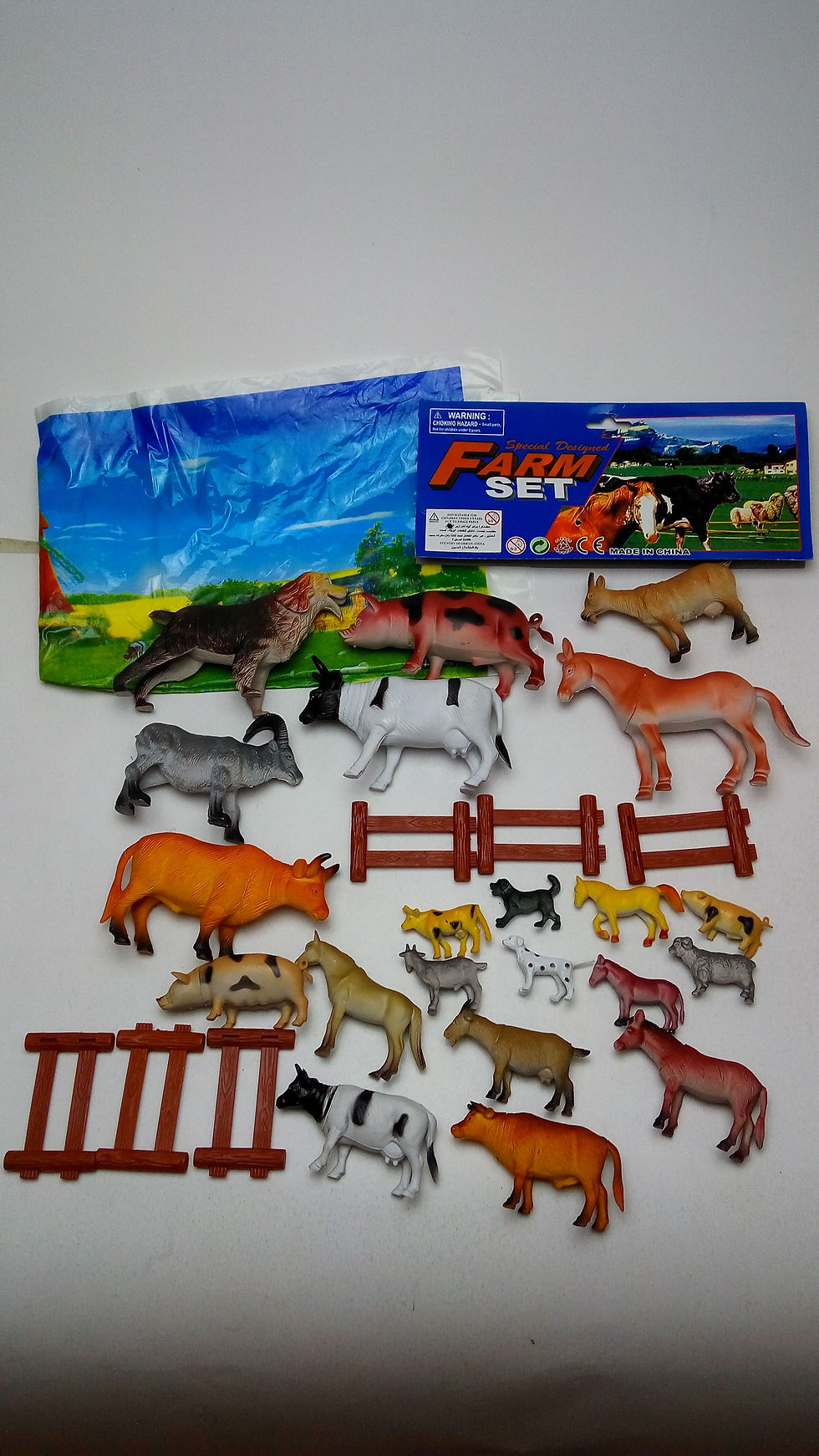 Thumbnail: AN0116 PBH FARM SET WITH MAT H638 22/pckt