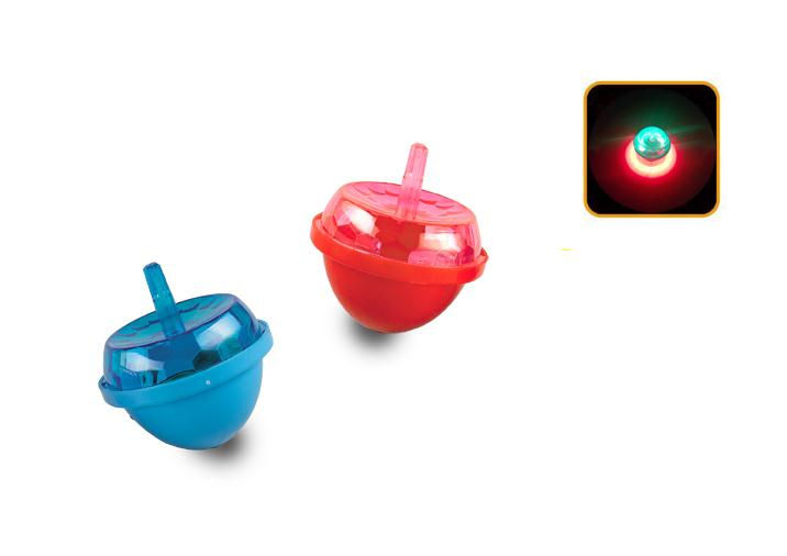 NO0173 Flashing & Music Spinning Top ASST 	7.5 X 7.5 X 8.3cm