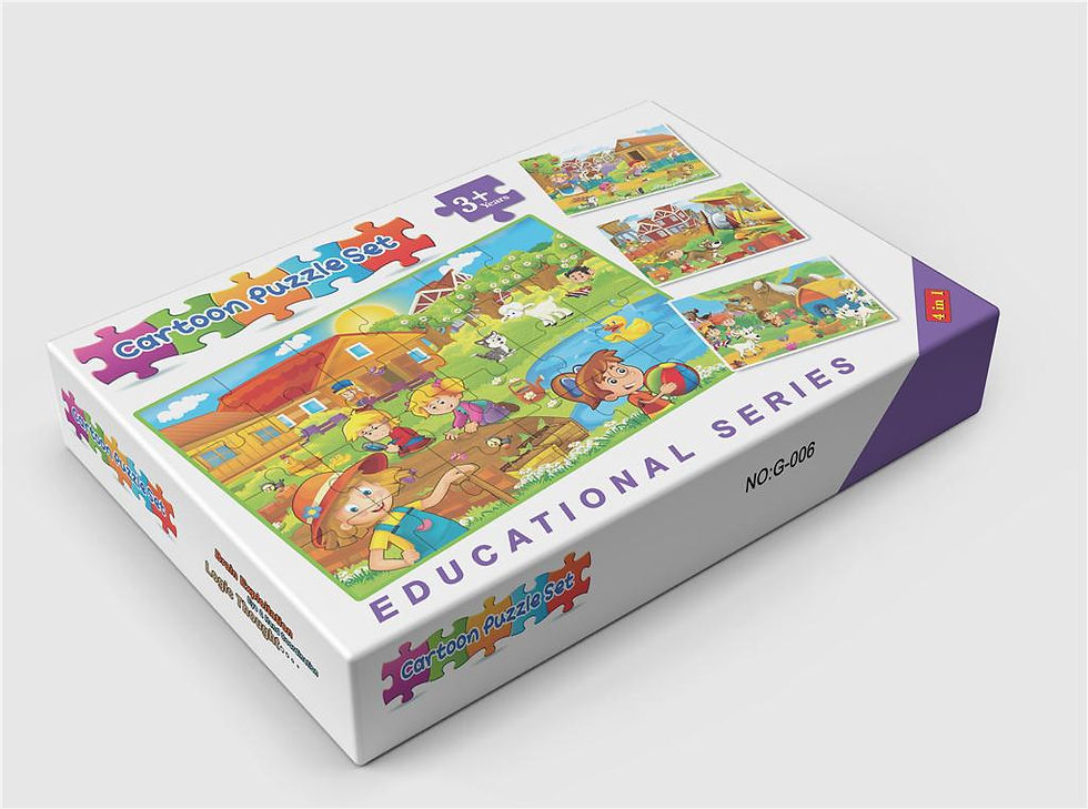 GA0153 Bxd 4 in 1 Puzzles ASST