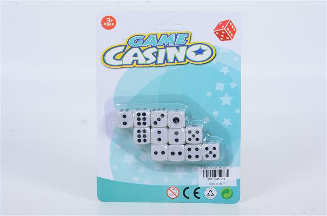 GA0033-1 Carded 12/card Dice 16mm