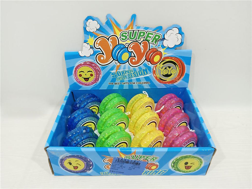 Thumbnail: GA0243  Light Up Smiley YoYo's 12/Box