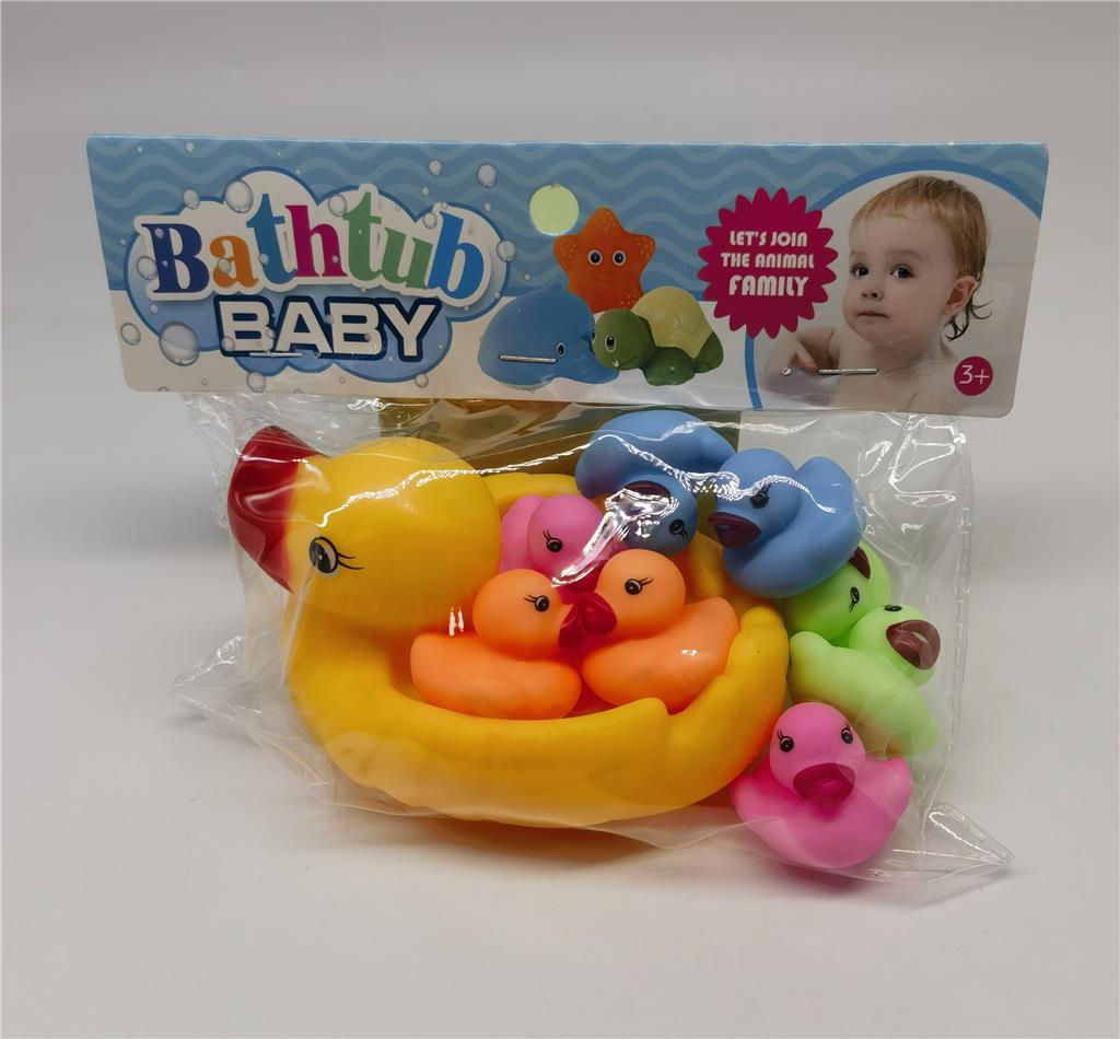 BA0085 Pbh Bathtime Baby Squeaker Ducks 8Pcs