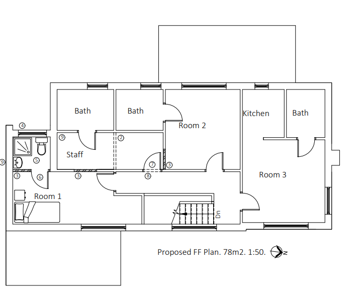 Proposed first floor plan