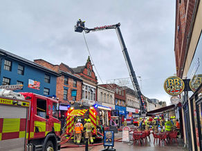 Fire breaks out at Gaolgate Street shop in Stafford town centre