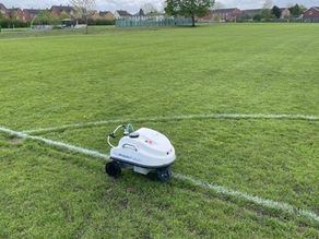 New Line Marking Machine To Help Keep Stafford Borough Football Pitches Ready For Play