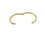 Thumbnail: Minimalist yellow gold hinged ring for body piercing wear