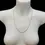 Thumbnail: 9ct gold curb chain styled on mannequin bust for everyday wear.