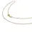 Thumbnail: Delicate yellow gold cable link chain necklace for everyday wear