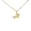 Thumbnail: Necklace with dachshund pendant in polished yellow gold