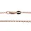 Thumbnail: Lobster clasp detail on 1.8mm rose gold belcher chain necklace