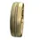 Thumbnail: Solid gold wedding band featuring brushed finish and twisted accent